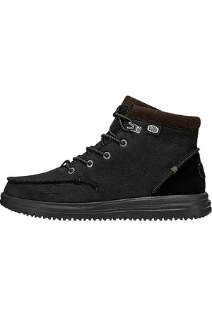 Hey dude Bradley Boot Leather Black rozmiar 6 | męskie buty | męskie buty wsuwane | wygodne i lekkie, , 38 EU