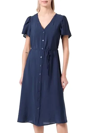 VERO MODA VMJOSIE SS Calf Shirt Dress WVN GA, , L