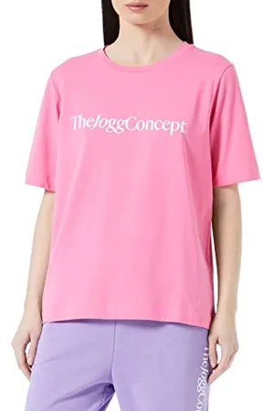 TheJoggConcept Damska koszulka z logo JCSIMONA, 162126/azalia różowa, XS, , XS