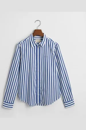 GANT REG POPLIN Wide Striped Shirt, , 38