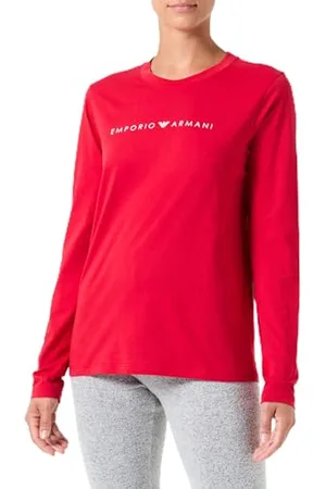 Emporio Armani Iconic Logoband Long Sleeve Koszulka Damska, , XS