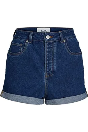 JACK & JONES Damskie szorty JJXX JXHAZEL Mini HW AKM Shorts, Medium Blue Denim/Detail:AKM2A, XS