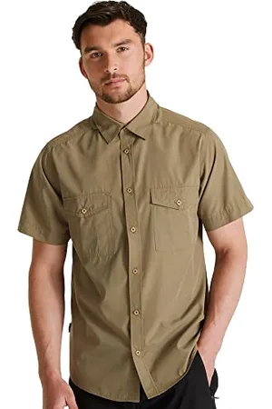 Craghoppers Expert męska koszulka do chodzenia z krótkim rękawem kiwi, , XL