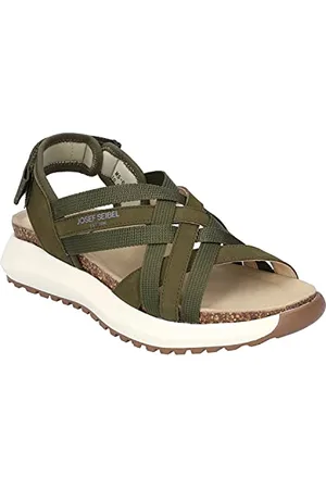 Josef Seibel Damskie sandały Annie 02, zielony - - 36 EU