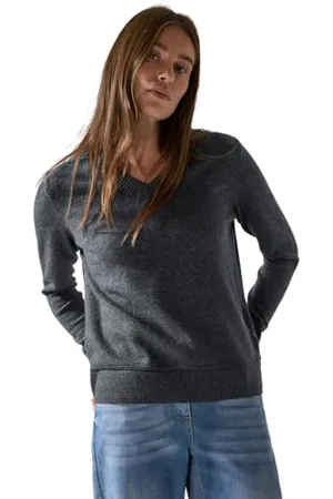 CECIL Krótki sweter z delikatnej dzianiny, , L