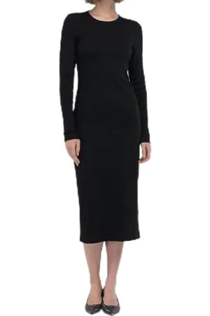 Replay Damska sukienka slim fit z bawełny, , S