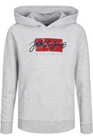 JACK&JONES JUNIOR Chłopięca bluza z kapturem Jjtiley Sweat Hood Jnr, , 128