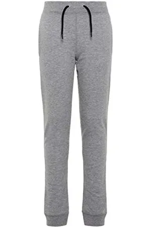 NAME IT Chłopcy Nkmsweat Pant Unb Noos Spodnie Dresowe, Szary Melanż, 104