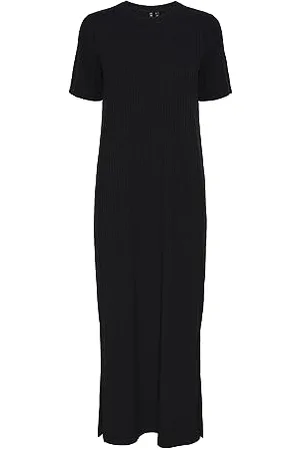 Pieces® 5715367538572 Sukienka damska PCKYLIE SS O-Neck Dress NOOS, czarna, S, , S