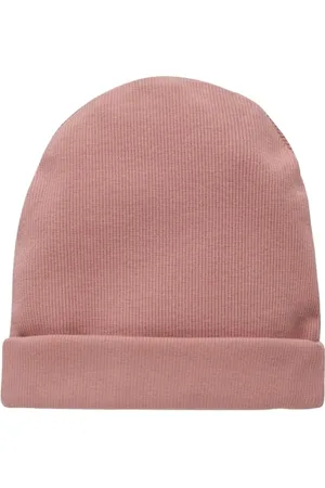 Pinókio Dziewczęca ciepła czapka beanie, różowa TRES BEE, 5 3/4, , 47