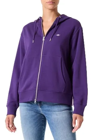 GANT Damska bluza z kapturem Shield Zip, , M