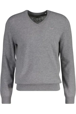GANT Extrafine Lambswool dekolt w serek, , 3XL