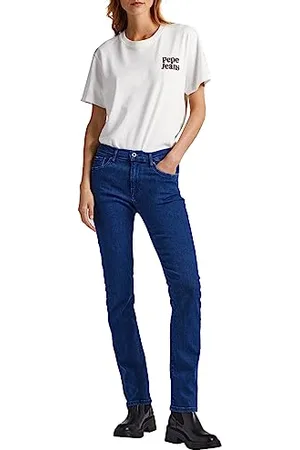 Pepe Jeans Jeansy damskie Grace, Niebieski (Denim-cs9), 34W / 32L