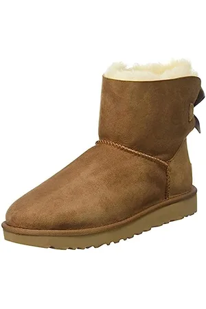 UGG Damskie buty mini Bailey Bow II, Kasztanowy - 40 EU