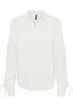 Pieces® Damska bluzka Pcbrenna Ls Detail Shirt Bc, , XL