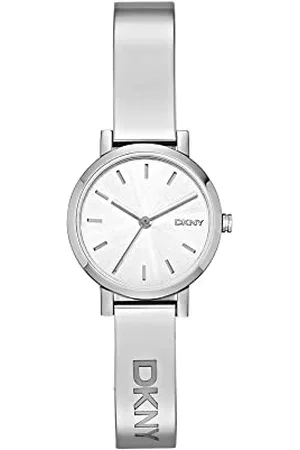 DKNY Zegarek damski Soho, trzy wskazówki, stop, z obudową 24 mm, Srebrny