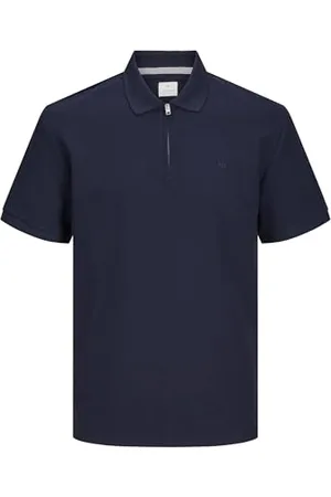 JACK & JONES Męska koszulka polo Johnny Half Zip