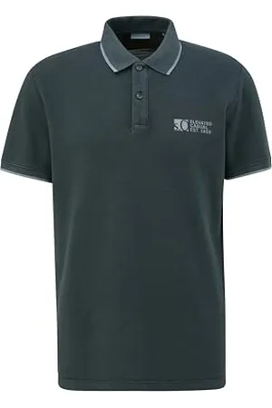 QS by s.Oliver Męska koszulka polo z nadrukiem logo, , S