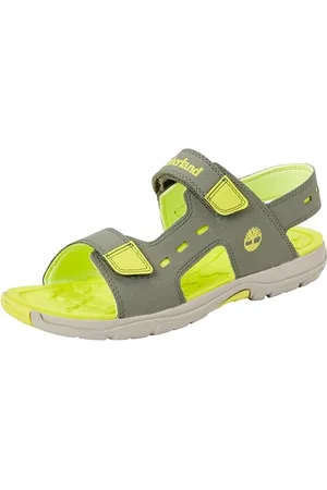 Timberland Sandały chłopięce, uniseks, dziecięce, z motywem Moss Jump, ciemnozielone, 25 EU, , 25 EU