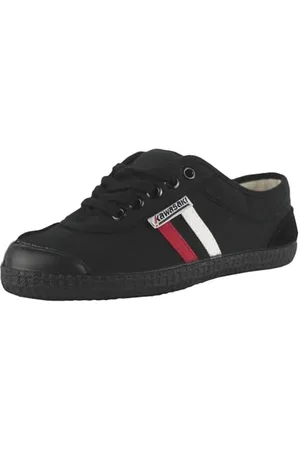Kawasaki Retro 23 Canvas Shoe K23-PT 60 W Black Stripe Wht/Red - 36 EU, , 36 EU