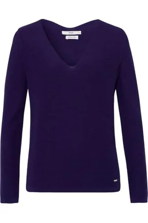 Brax Damski sweter w stylu Lana Viscose Structure, , 38