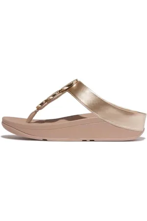 FitFlop Damskie sandały Halo Bead-Circle Toe-Post, , 44 UK, , 43 EU
