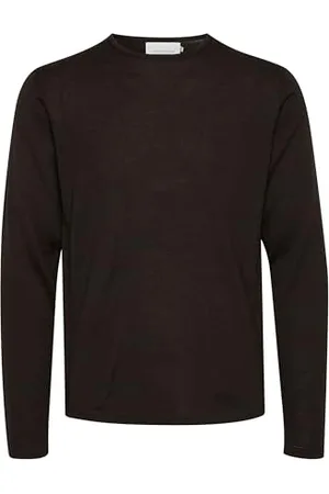 Casual Friday Męski sweter Kent Merino Crew Neck Knit 1909151/Coffee Bean Melange, XL