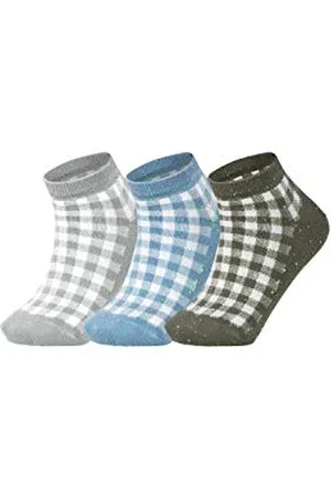 ESPRIT Unisex dziecięce Pixel Checks 3-pak K SN skarpety, wielokolorowe (asortyment 20), 27-30 (3-6 lat) (3-pak)