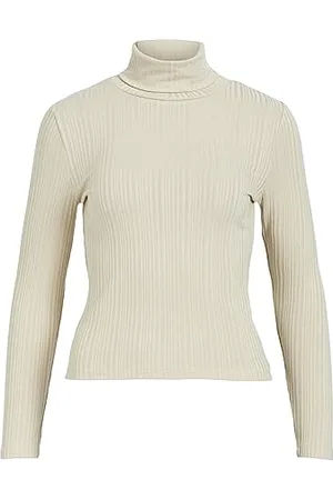 Object OBJADRIANNA L/S kołnierz rolowany Top Noos, , M