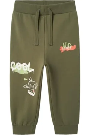 NAME IT Nmmnole Nreg Sweat Pant Box Bru spodnie dresowe, , 104