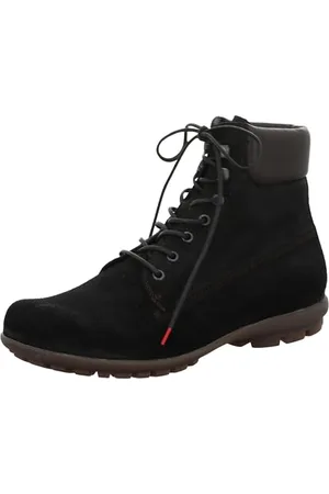 Think! Męskie buty Kong_3-000661 skórzane wyściełane, 000 czarny/kombi, 47 EU