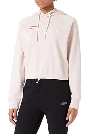 Fila Damska bluza z kapturem Sarena Cropped, sepia róża, XL, , XL