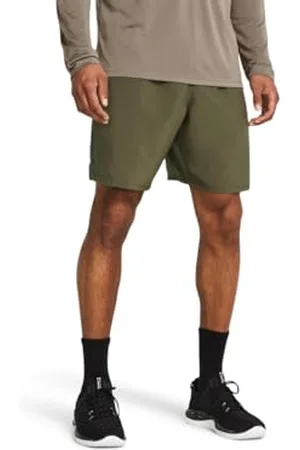 Under Armour Męskie spodenki z napisem Wordmark, (390) Marine Od zielony//czarny, M