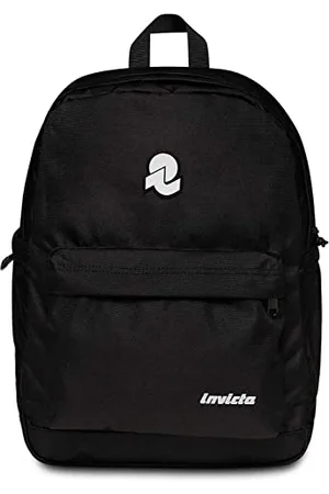 Invicta Plecak szkolny LAB, - Podwójny plecak - Organizator kieszeni, kieszeń na PC, boczne kieszenie na butelkę - Eco Material, , 30,5 x 39 x 21,5 cm, szkoła