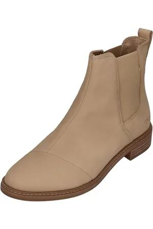 TOMS Damskie buty Charlie Chelsea, płatki owsiane ze skóry nubukowej, 37 EU, , 36.5 EU