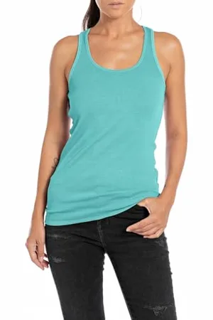 Replay Damski podkoszulek Rib Tank Top, , XS