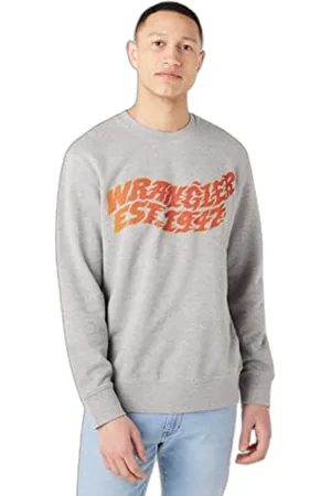 Wrangler Męska bluza Graphic Crew, , XXL Duże rozmiary