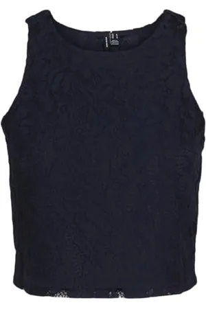 VERO MODA Vmmila Sl Crop JRS Ce Ga Top damski, , XS