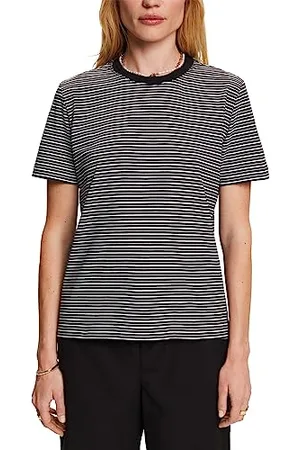 ESPRIT T-shirt w paski, 100% bawełna, , L