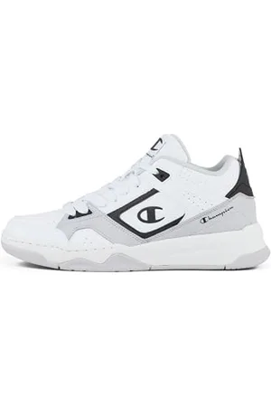 Champion Overtime Mid, Trampki Męskie, Biały/Czarny (WW002), 45.5 EU, , 45.5 EU