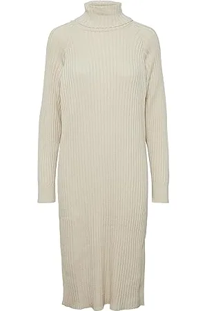 Y.A.S Mavi Roll Neck Long Sleeve Midi Dress XL