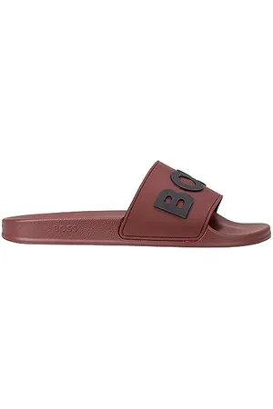 HUGO BOSS Męskie buty Kirk rblg_N Slide, ciemnoczerwone, 44 EU, , 44 EU