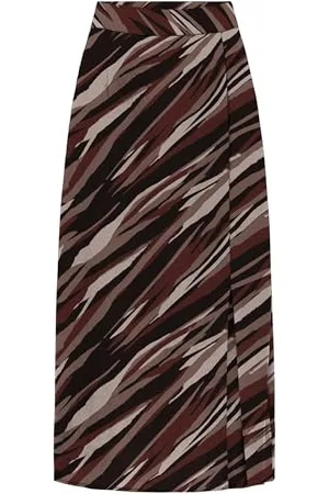 ONLY Onlnova Life Elite Piper Slit Skirt AOP, , S