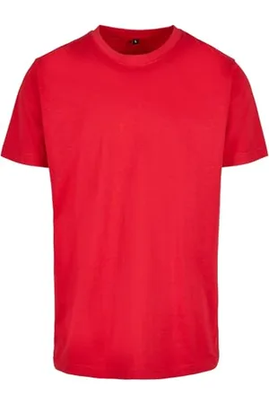 Build Your Brand Męski T-shirt z okrągłym dekoltem, basic, męski top z bawełny, z okrągłym dekoltem, dostępny w wielu kolorach, rozmiary XS-5XL, , XL