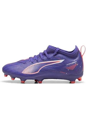 PUMA Unisex dziecięce buty piłkarskie Ultra 5 Match Fg/Ag Jr, Lapis Lazuli Biały Zachód Słońca Świecący, 4.5 UK