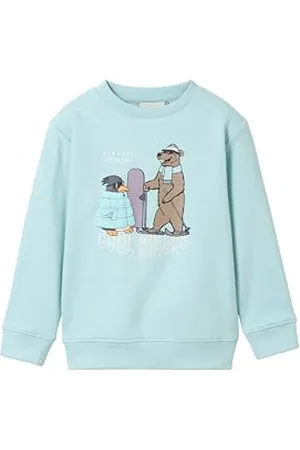 TOM TAILOR Chłopięca dziecięca bluza z nadrukiem, , 116-122