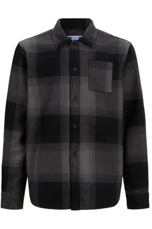 JACK & JONES Męska koszulka Jcoreflex Darren Ls Styd Jnr, , 128