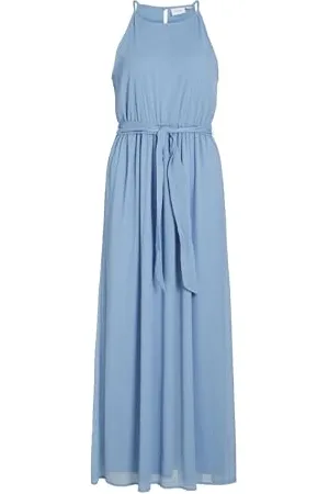 VILA Damska sukienka Vifalia Belted Long Dress-Noos/DC, , 44