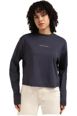 Calvin Klein Damski top oversize z długim rękawem, , XS