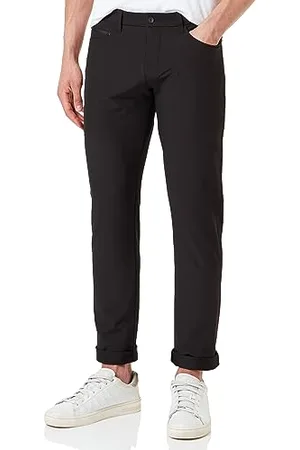 HUGO BOSS Męskie spodnie T_ATG-Slim Flat Packed, czarne, 98